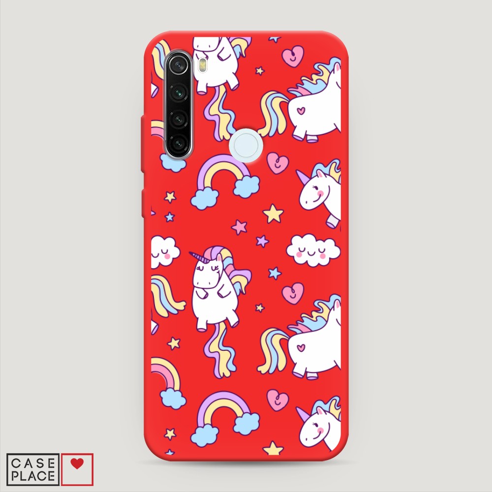 

Матовый силиконовый чехол "Sweet unicorns dreams" на Xiaomi Redmi Note 8T, Sweet unicorns dreams