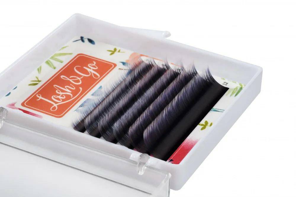 

Ресницы Lash&Go Ombre белый мини 0,07 C 7-12 мм 6 линий, Разноцветный