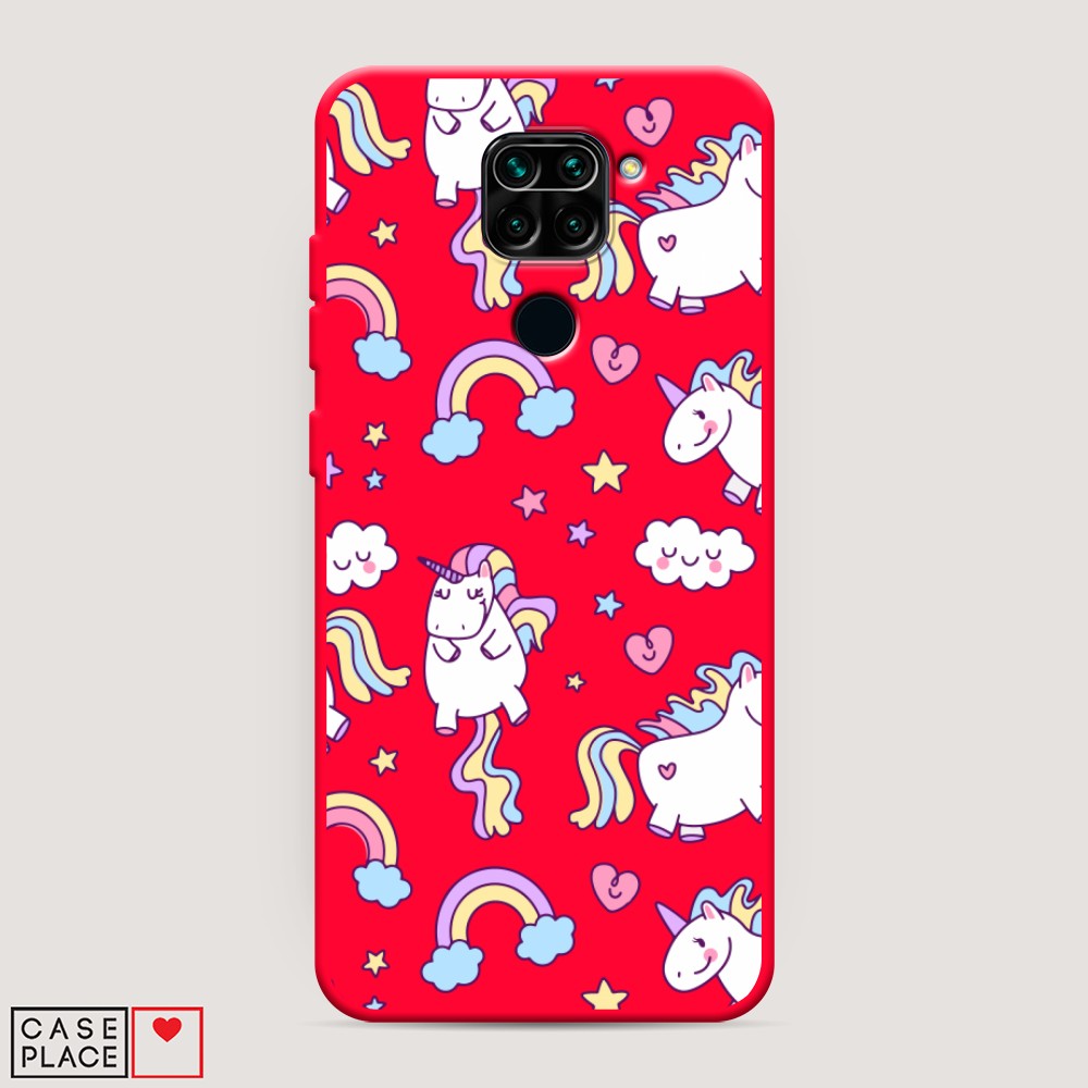 

Матовый силиконовый чехол "Sweet unicorns dreams" на Xiaomi Redmi Note 9, Sweet unicorns dreams