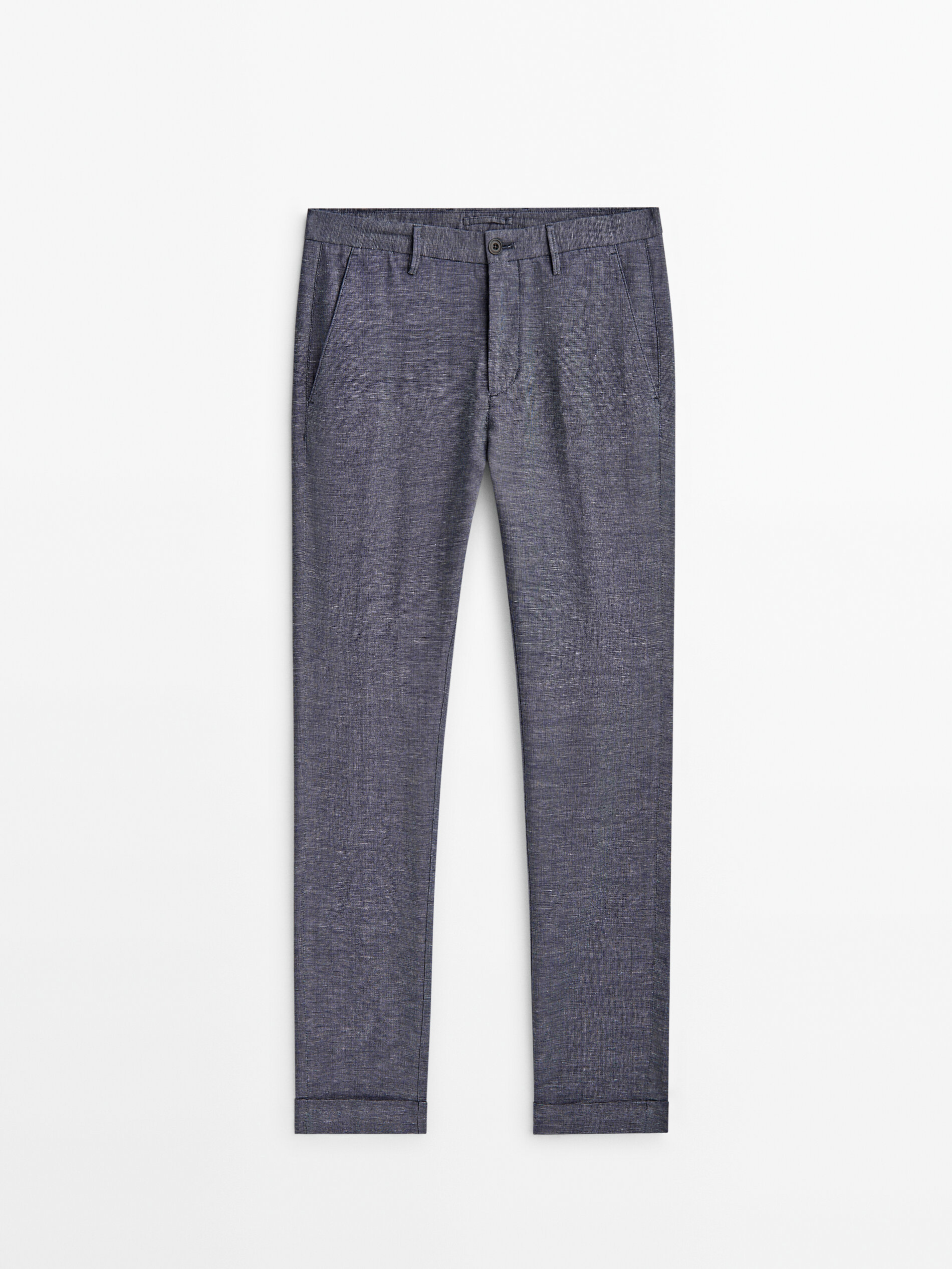 Брюки мужские Massimo Dutti 1500540 синие 46 RU (доставка из-за рубежа)