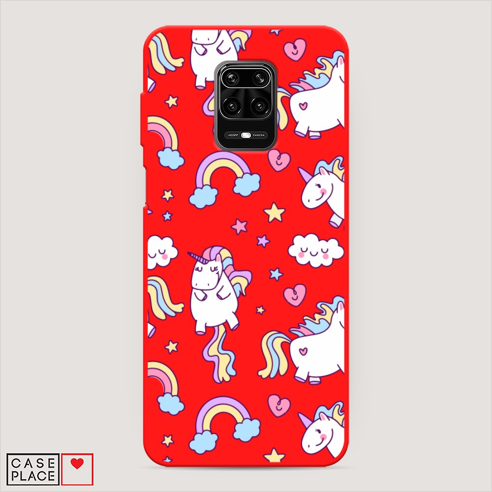 

Матовый силиконовый чехол "Sweet unicorns dreams" на Xiaomi Redmi Note 9 Pro, Sweet unicorns dreams