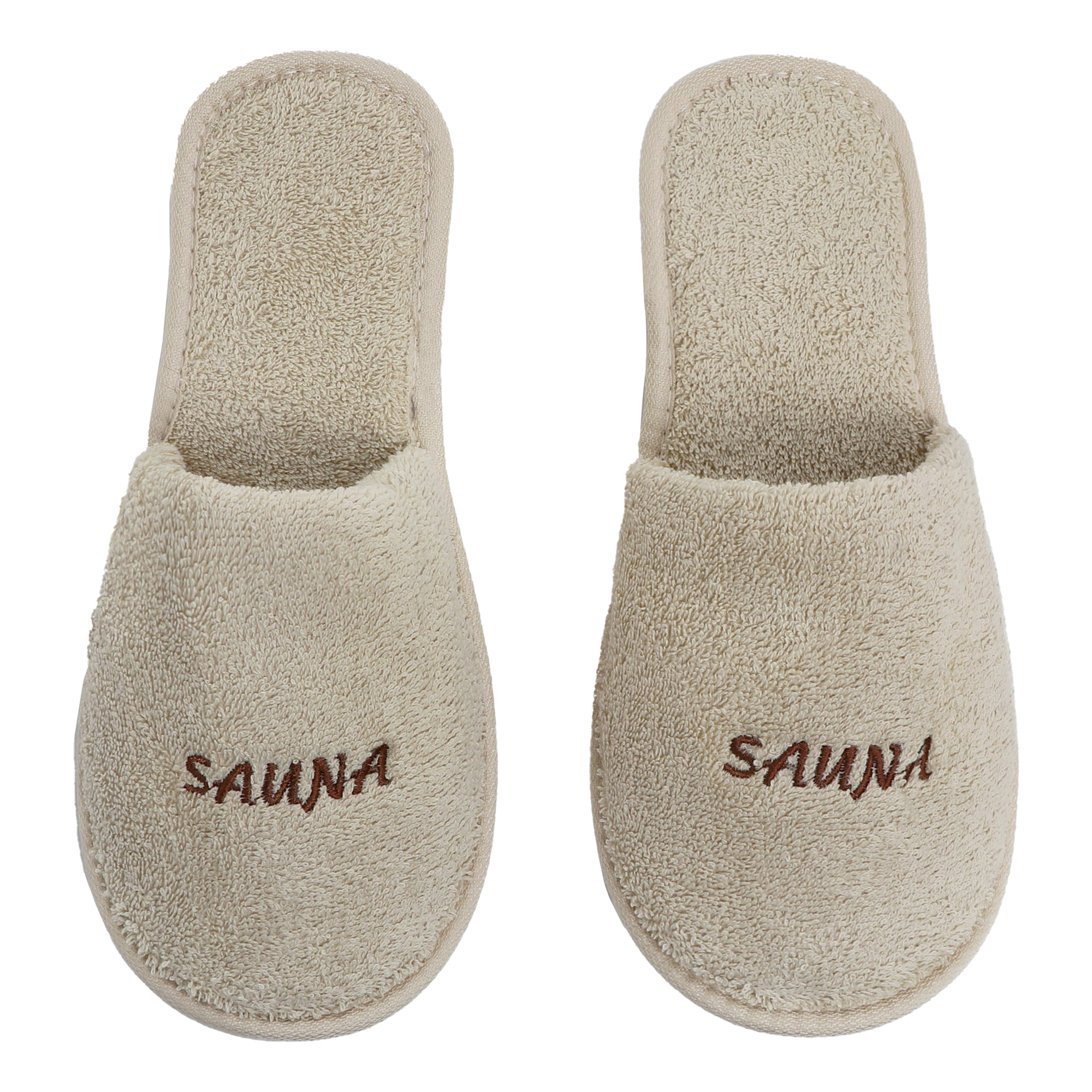 фото Тапочки унисекс asil sauna бежевые р.39