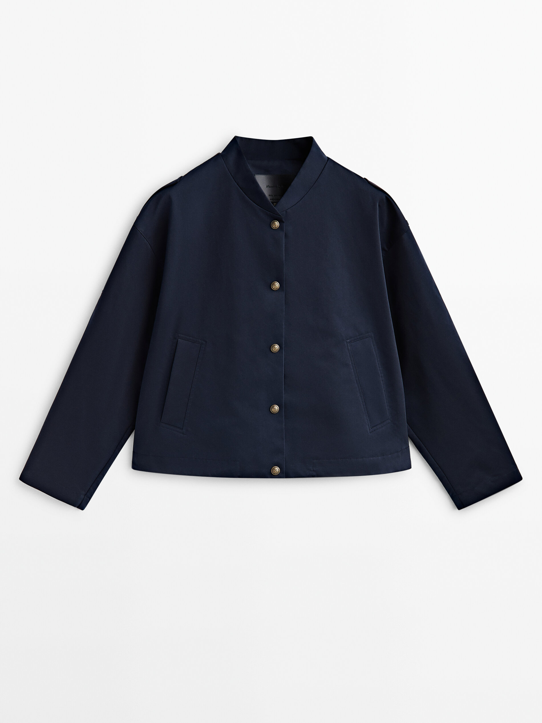 Куртка женская Massimo Dutti 670180140 синяя L (доставка из-за рубежа)