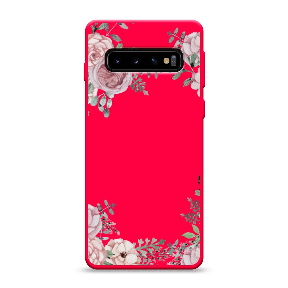 

Чехол Awog на Samsung Galaxy S10 "Нежные розы акварель", Разноцветный, 27053-1