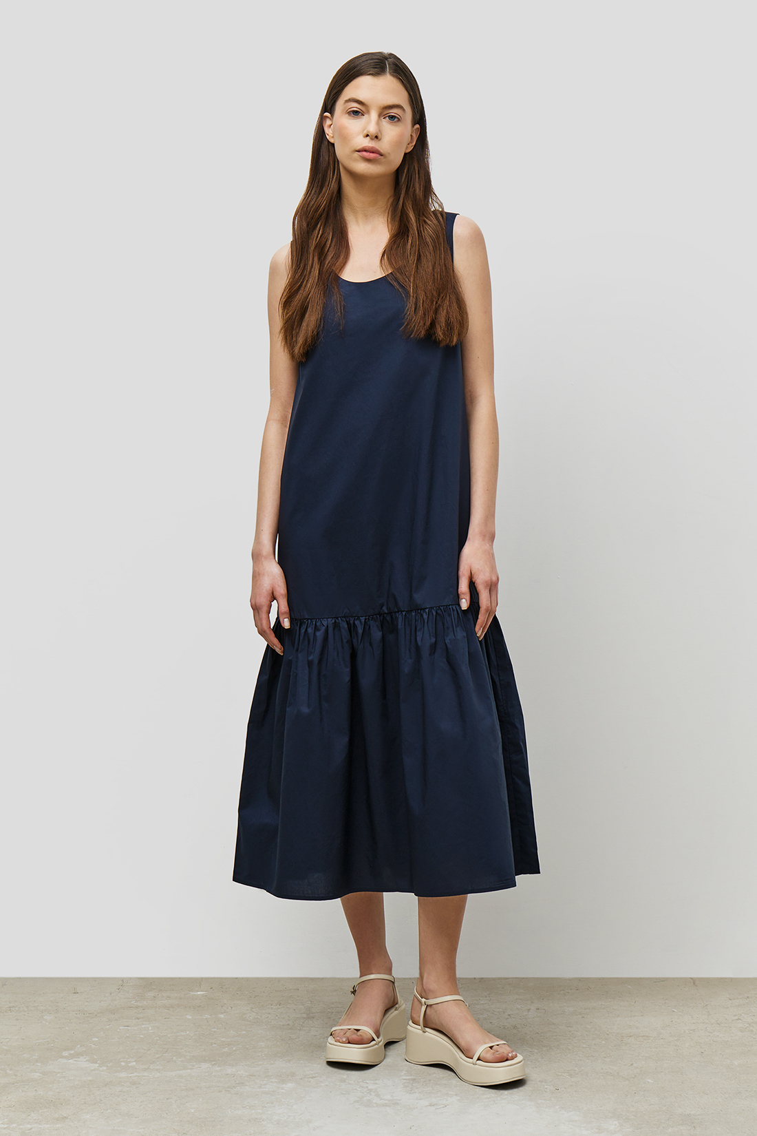 Платье женское Baon B4623001 синее XL
