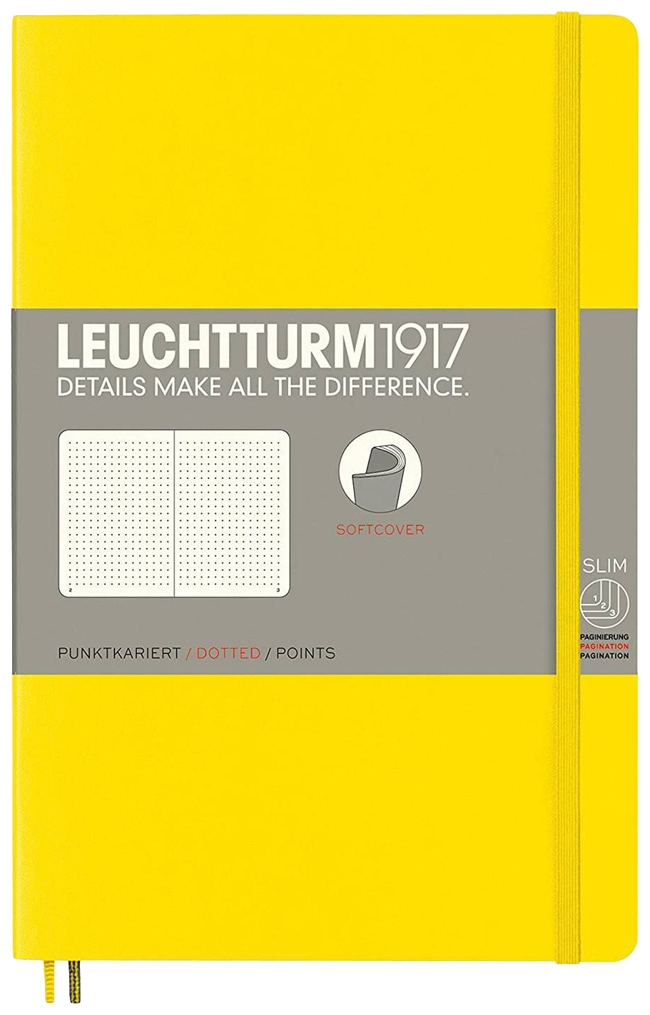 фото Записная книжка leuchtturm paperback lecht-358303 в6+ мягкая обложка лимонная leuchtturm1917