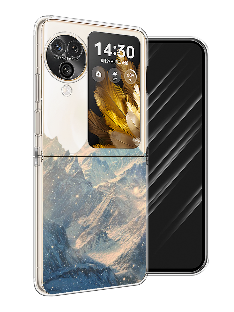 

Чехол Awog на Oppo Find N3 Flip "Горы арт 2", Серый, 2517250-1