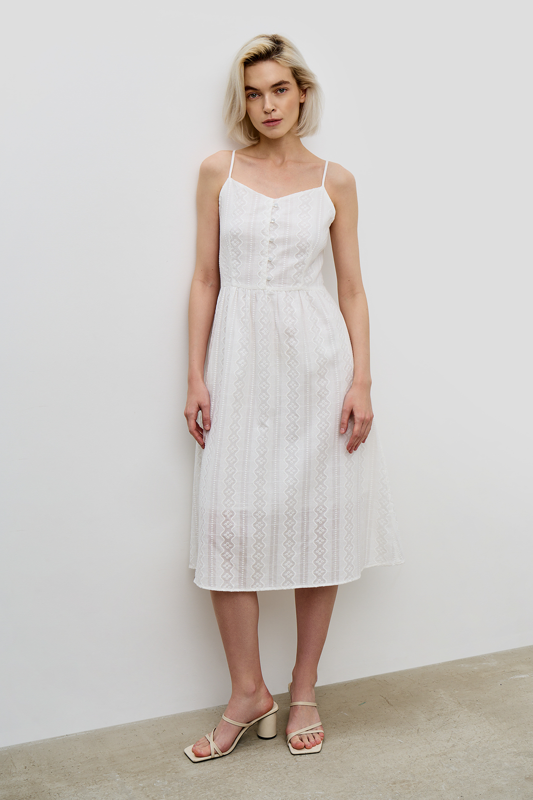 Платье женское Baon B4623010 белое L