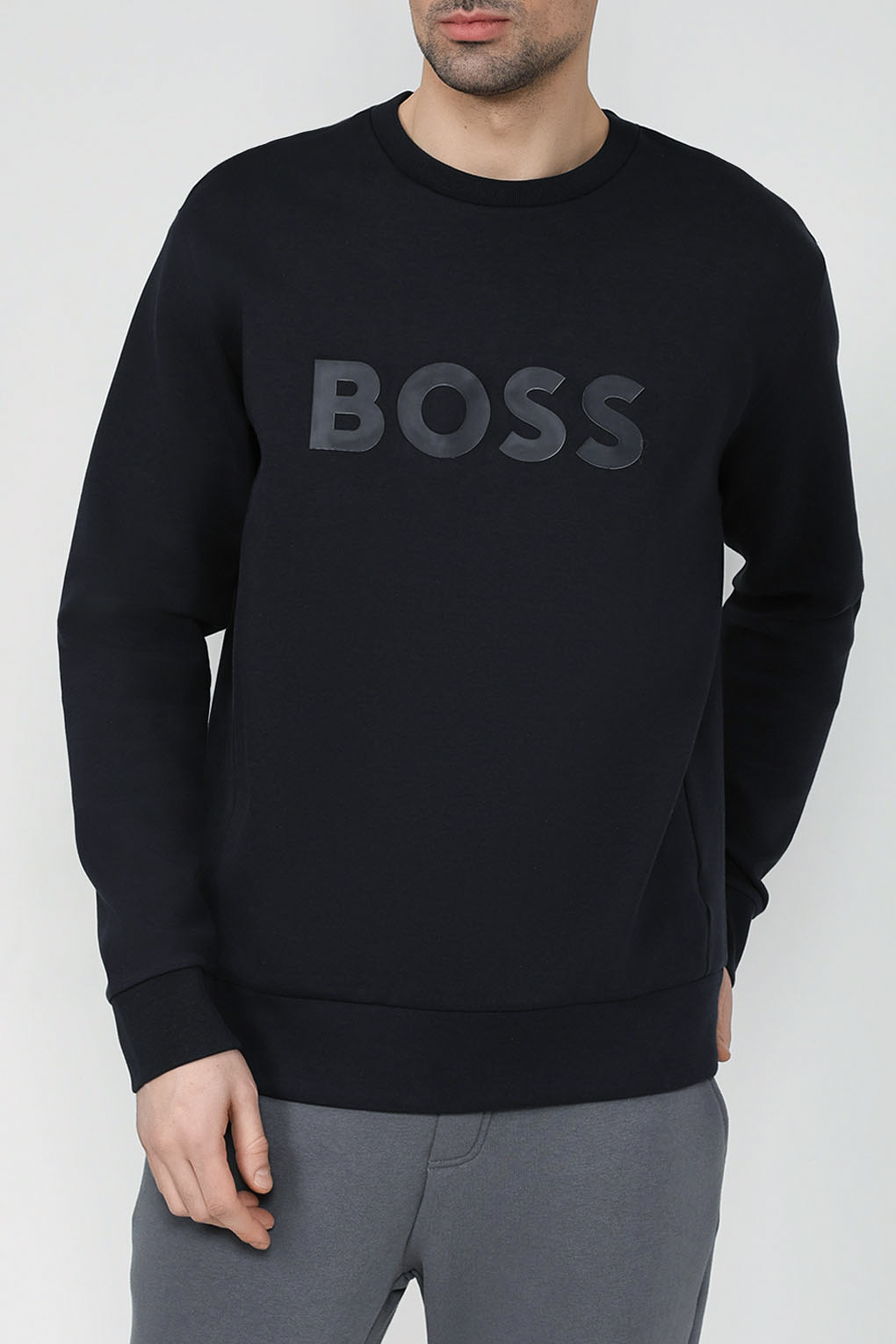 Свитшот мужской Boss 50506119 синий XL 13290₽