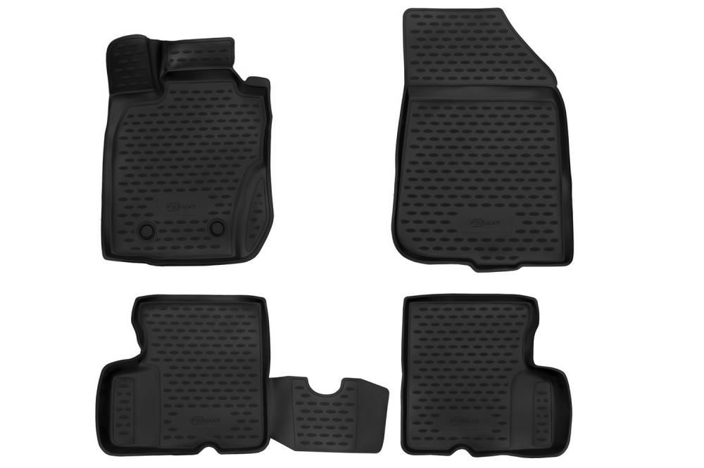 

Коврики 3d В Салон Renault Duster 4wd, 2011-2015, 4 Шт. (Пу,