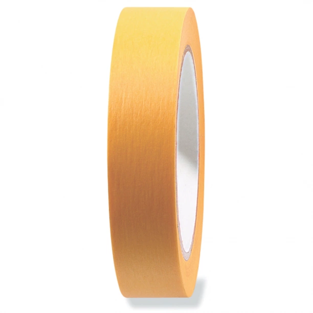 фото Малярная лента color expert 25 мм х 50 м для гладких поверхностей, желтая