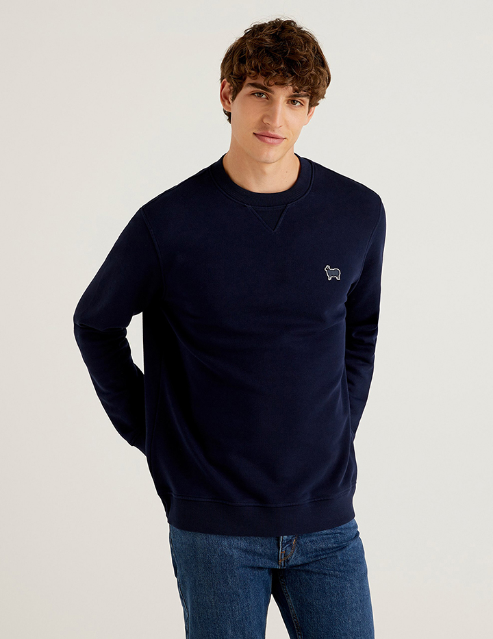 

Свитшот мужской United Colors of Benetton 21A_3J70U100C синий S