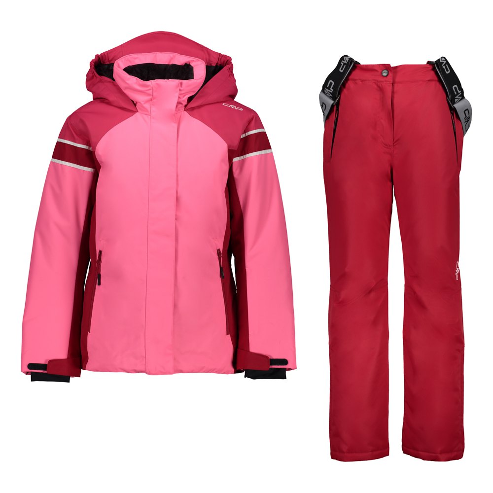 Комплект верхней одежды CMP Girl Set Jacket+Pant, Pink Fluo, 110