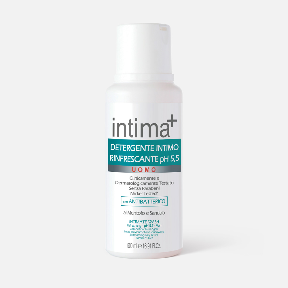 Средство для интимной гигиены Vitalcare Intima+ для мужчин, освежающее, pH 5,5, 500 мл