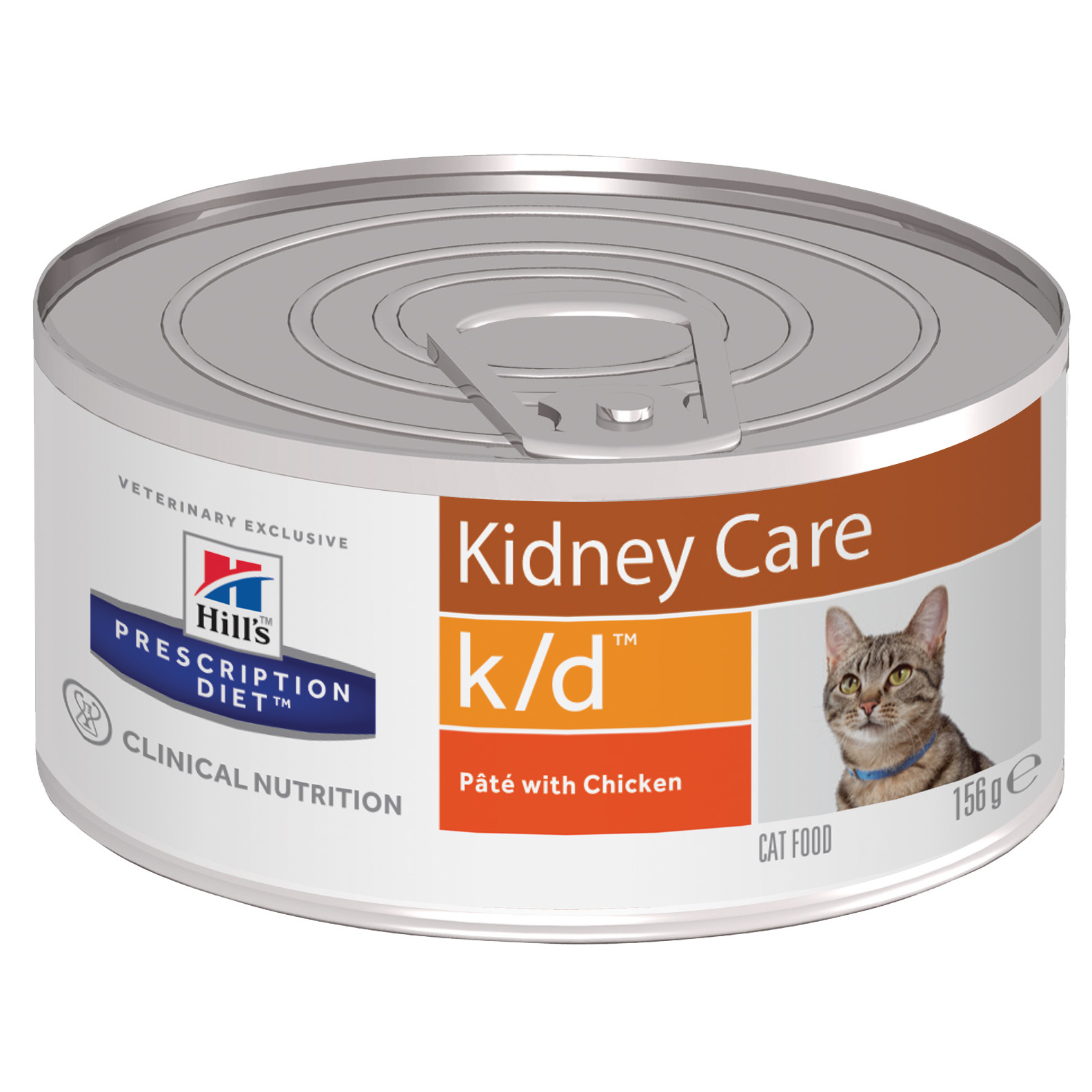 фото Консервы для кошек hill's prescription diet k/d kidney care, курица, 156г