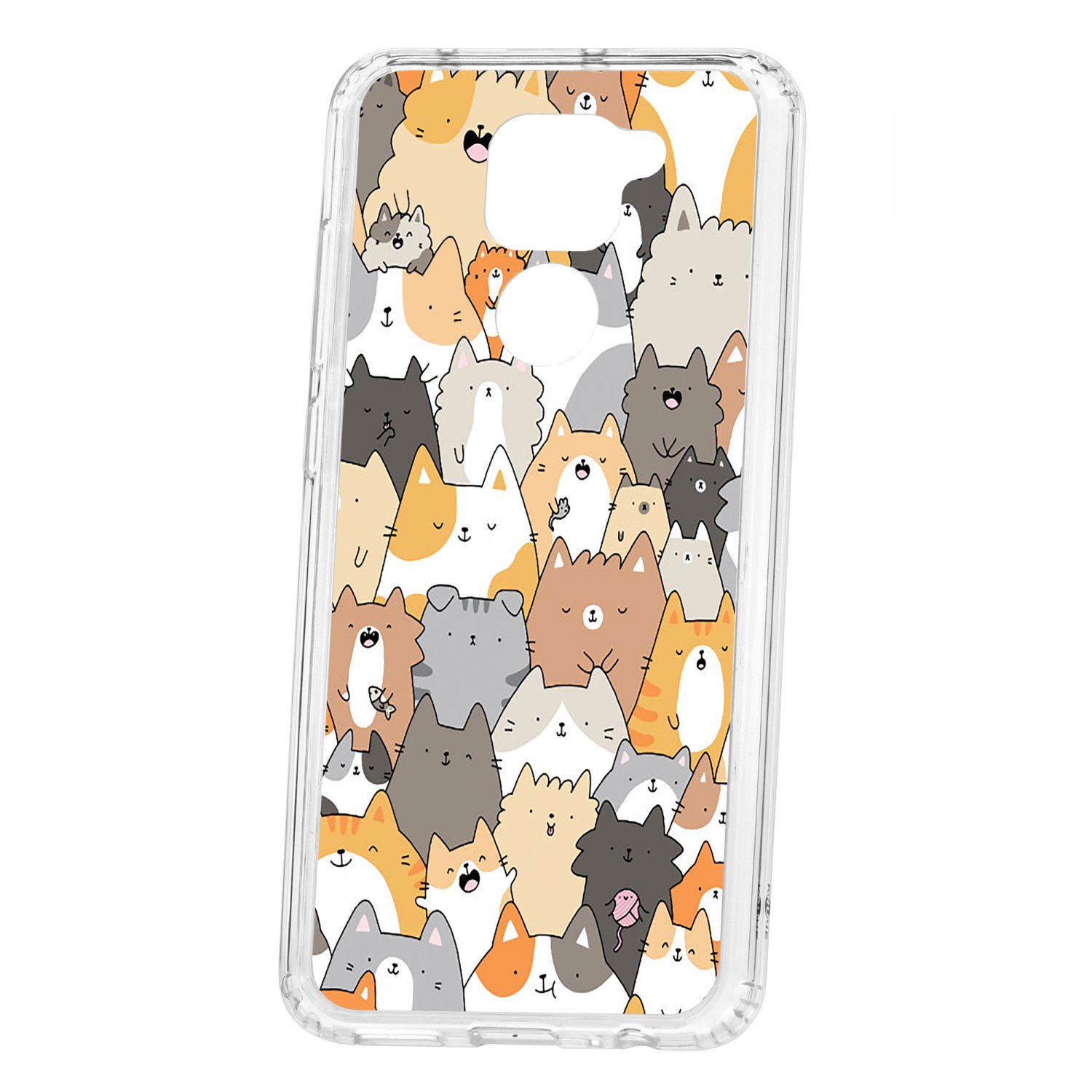 фото Чехол-накладка xiaomi redmi note 9 kruche print котики кruче