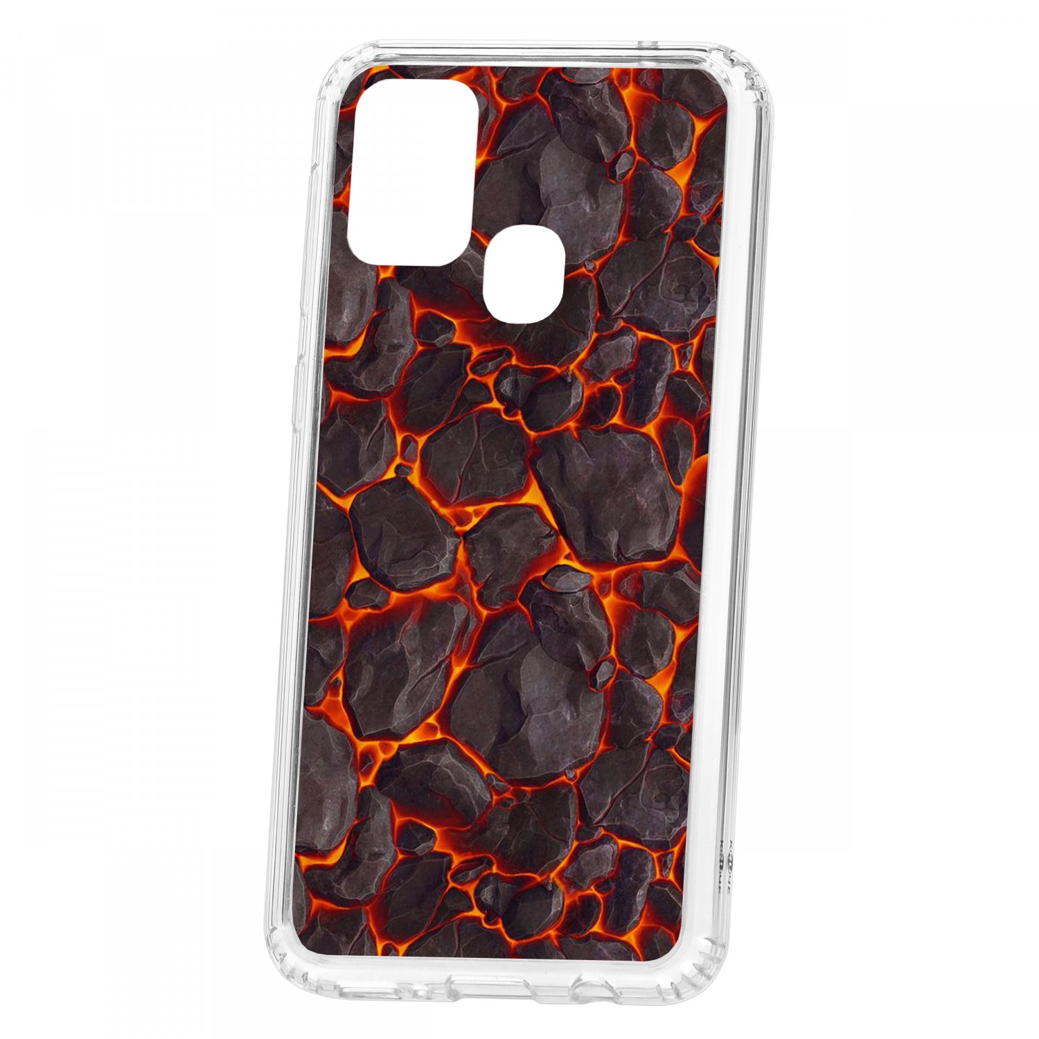 фото Чехол-накладка samsung galaxy m31 kruche print лава кruче