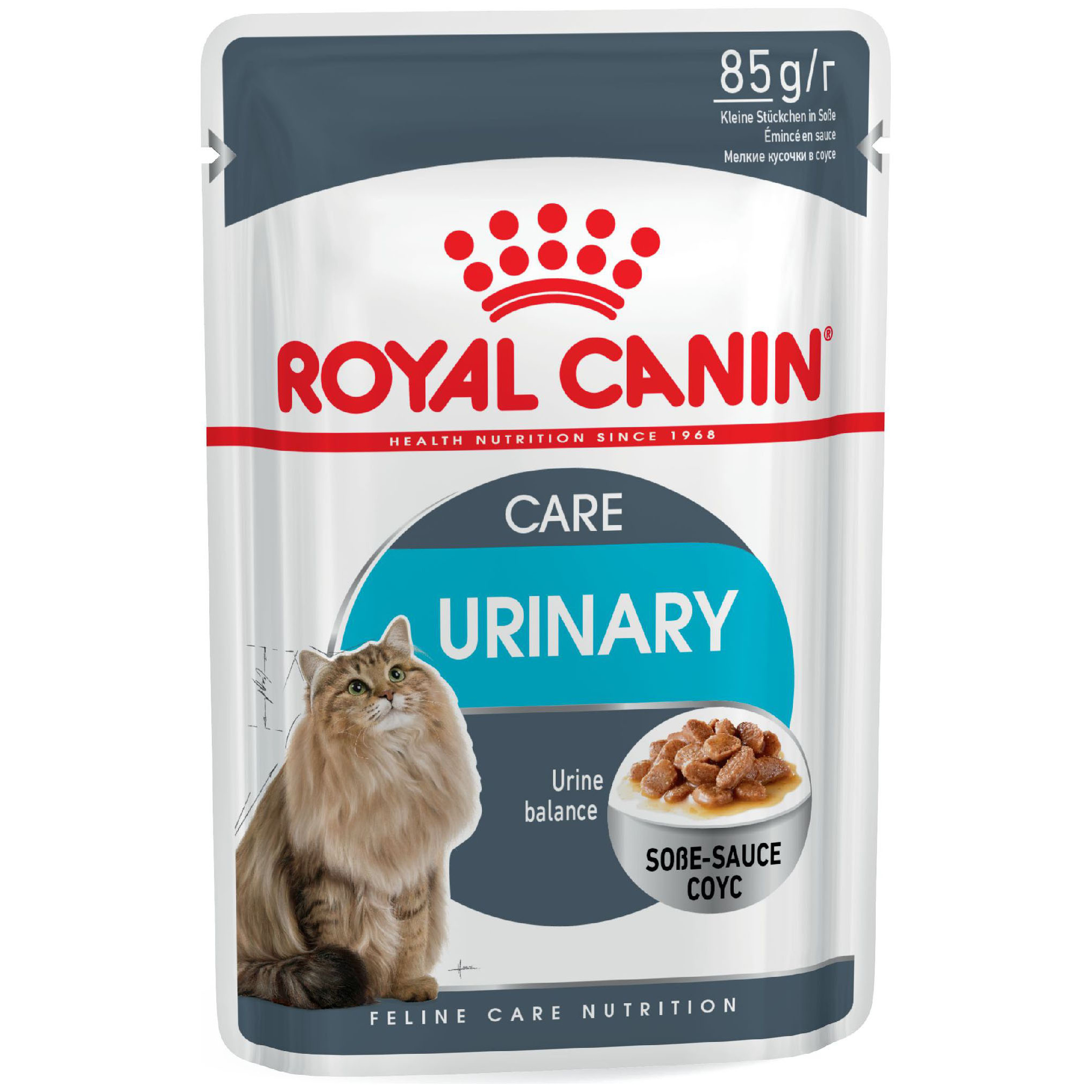 фото Влажный корм для кошек royal canin urinary care, мясо, 85г