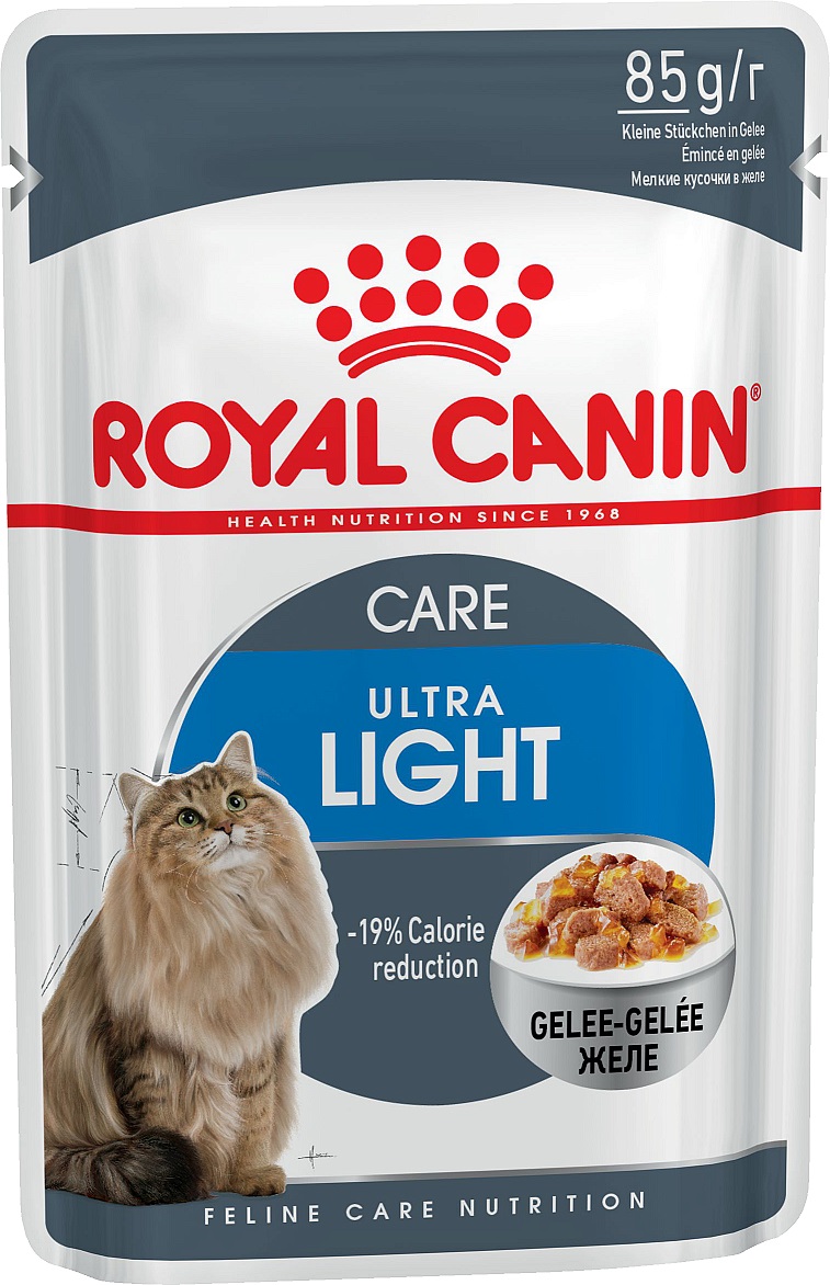 фото Влажный корм для кошек royal canin ultra light, мясо, 85г