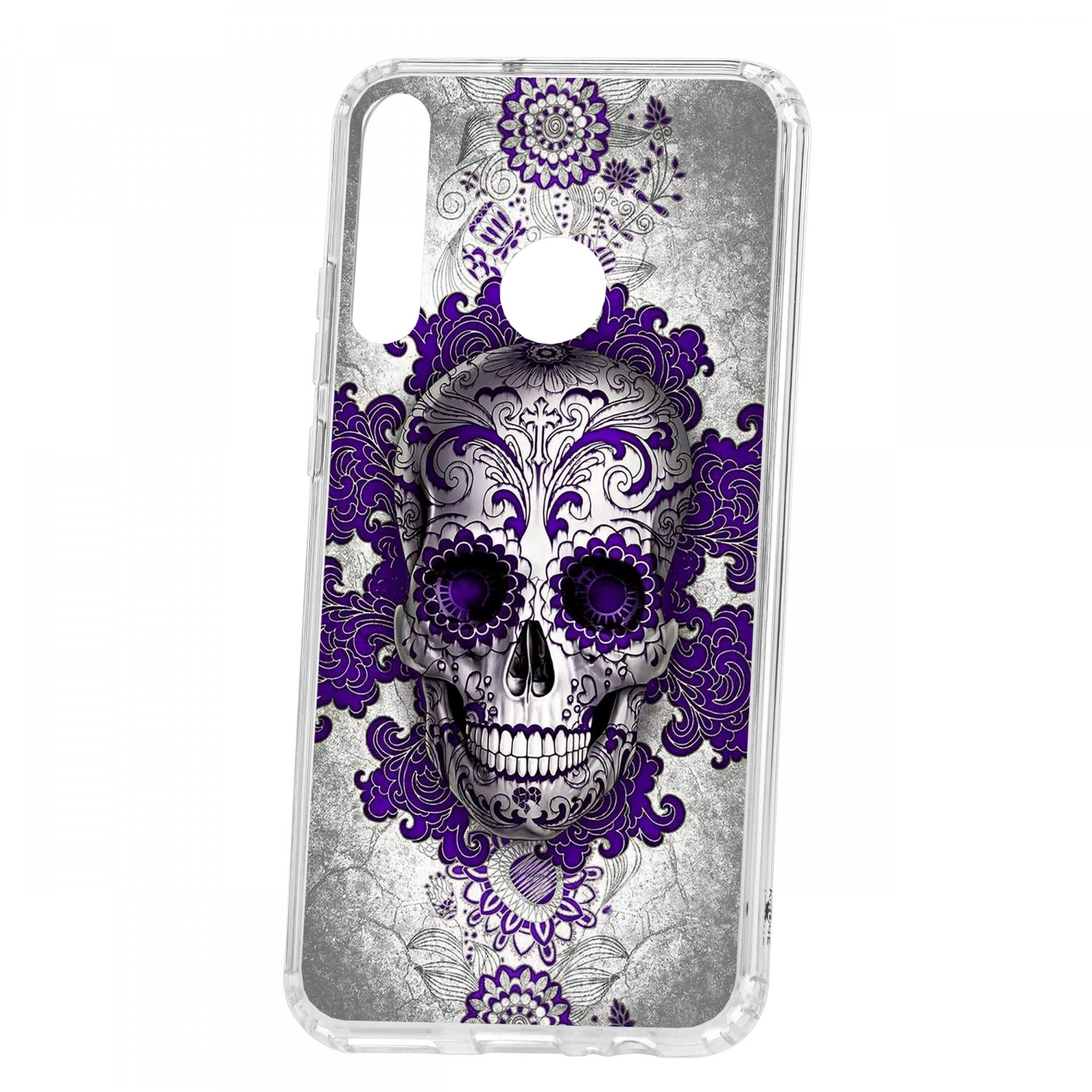 фото Чехол-накладка huawei p40 lite e kruche print sugar skull кruче