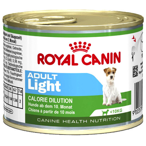 

Консервы для собак ROYAL CANIN Adult Light, облегченный, 195г, Canine Health Nutrition Wet Adult Light