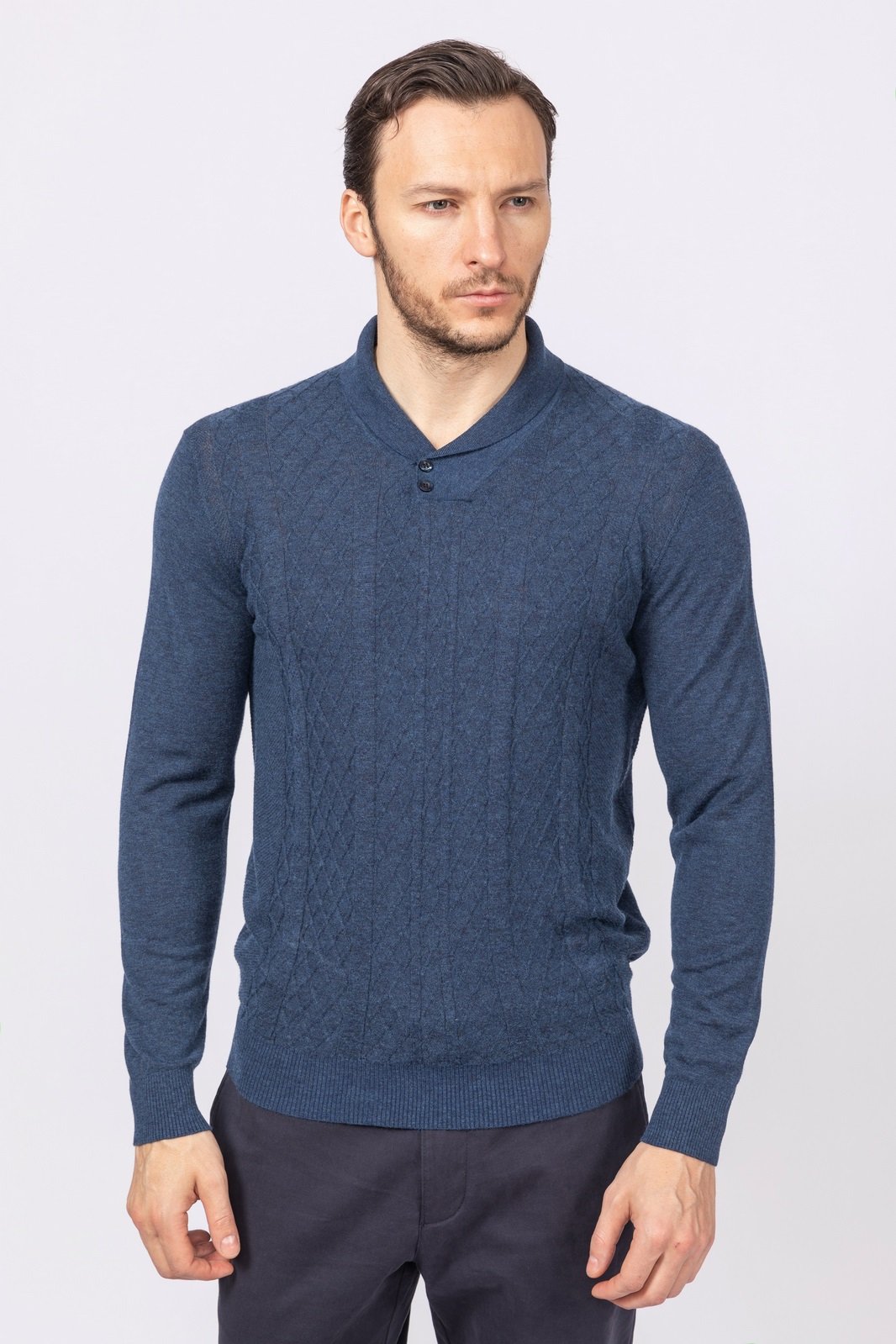 

Джемпер мужской Kanzler 18W-SHBL08-CT/90 синий S, 18W-SHBL08-CT/90