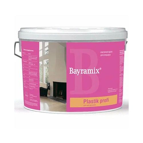 Краска Bayramix Plastik Profi база С, интерьерная, 12,5 кг, 9 л