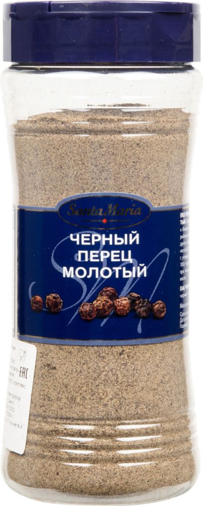 

Перец черный Santa Maria молотый 190 г