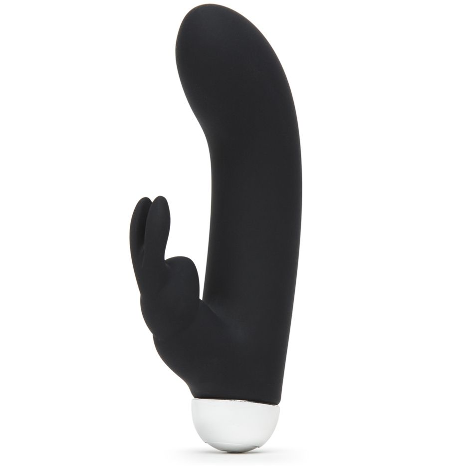 фото Вибратор fifty shades of grey черный greedy girl mini rabbit vibrator 14 см