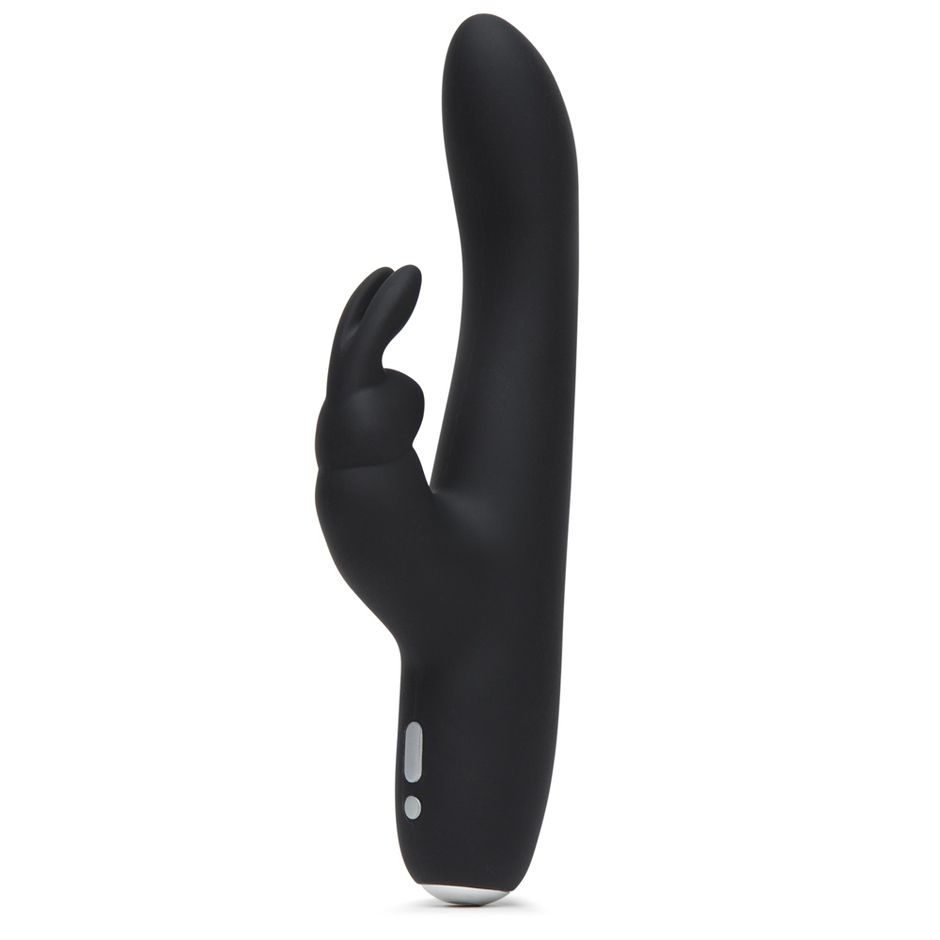 фото Вибратор fifty shades of grey черный greedy girl slimline rabbit vibrator 22,8 см