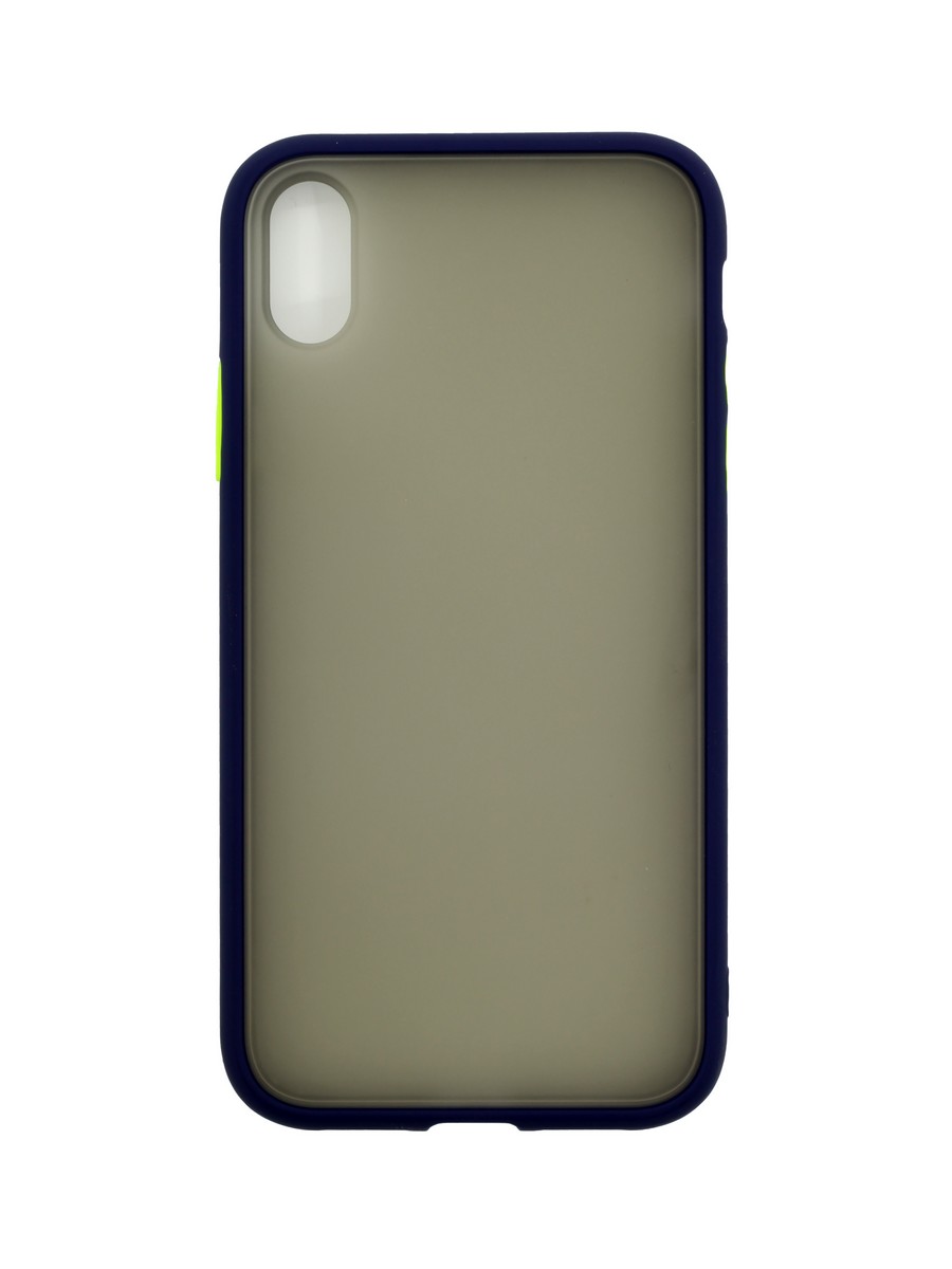 

Чехол Zibelino Plastic Matte для Apple iPhone XR Blue, ZSO-APL-XR