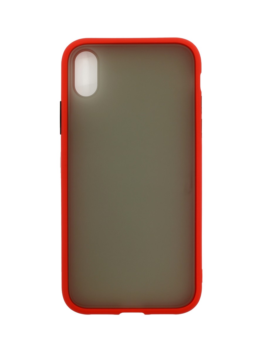 фото Чехол zibelino plastic matte для apple iphone xr red