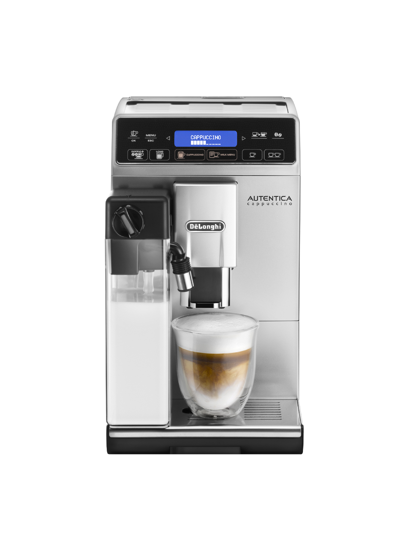 

Автоматическая кофемашина DeLonghi ETAM 29.660 SB Autentica, серебристый, черный