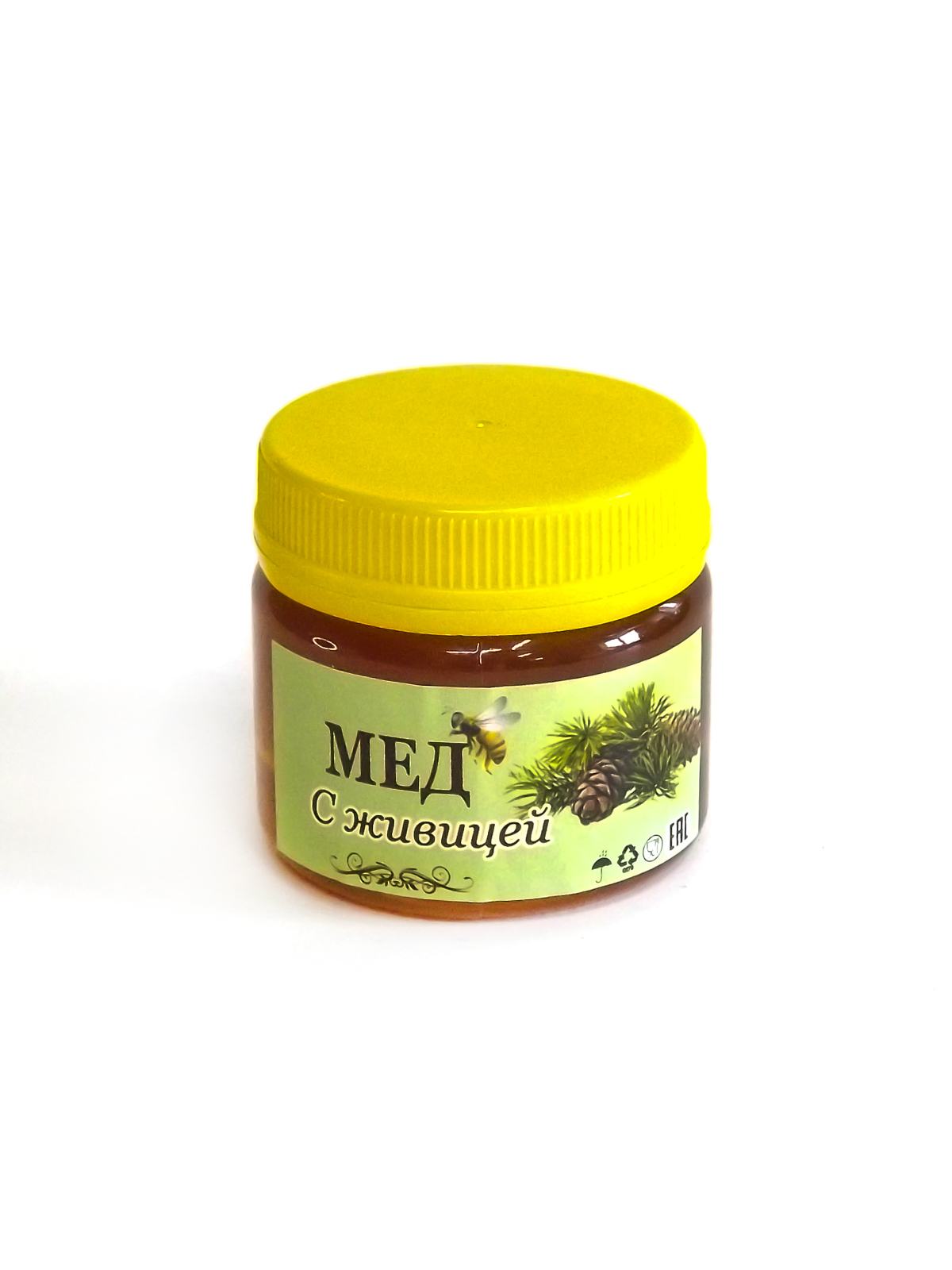 

Мед Бийский пчелоцентр с живицей, 350 г