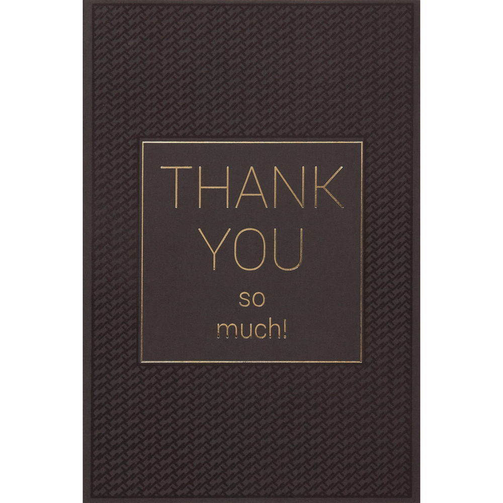 Набор из 10 авторских открыток  Black Tie Thanks  для благодарности