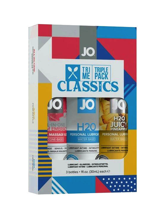 фото Подарочный набор лубрикантов system jo tri-me triple pack classics