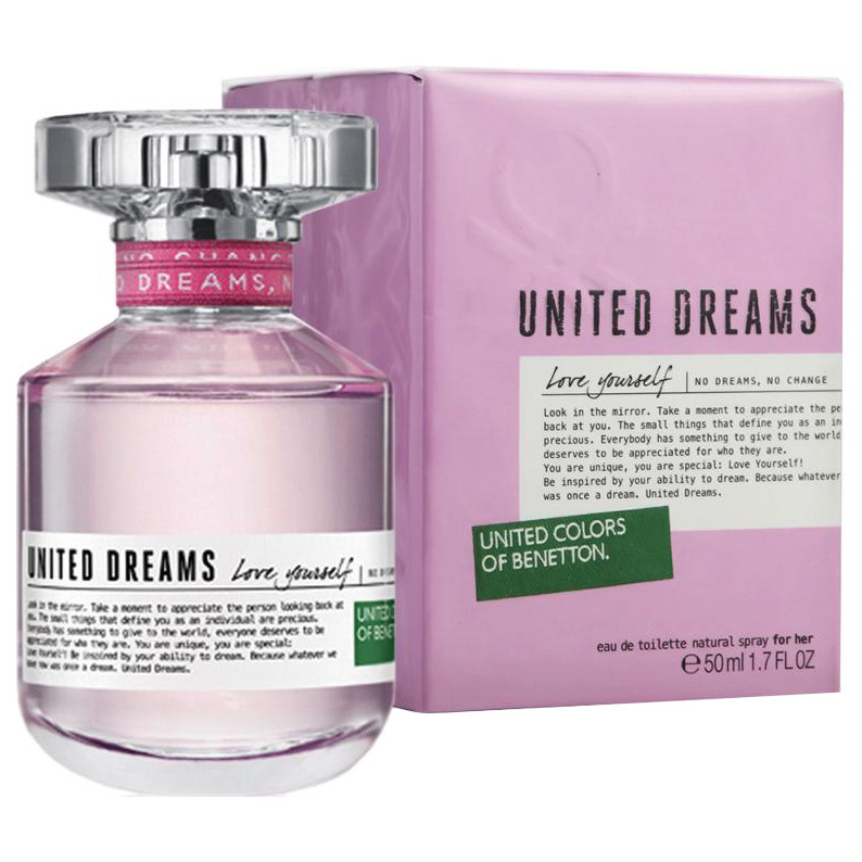 Туалетная вода Benetton United Dreams Love Yourself 50 мл starskin набор средств для лица и тела pink dreams
