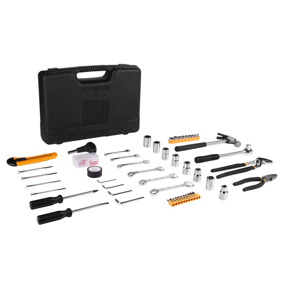 фото Универсальный набор инструмента для дома и авто в чемодане deko tz51 (51 предмет) 065-0730