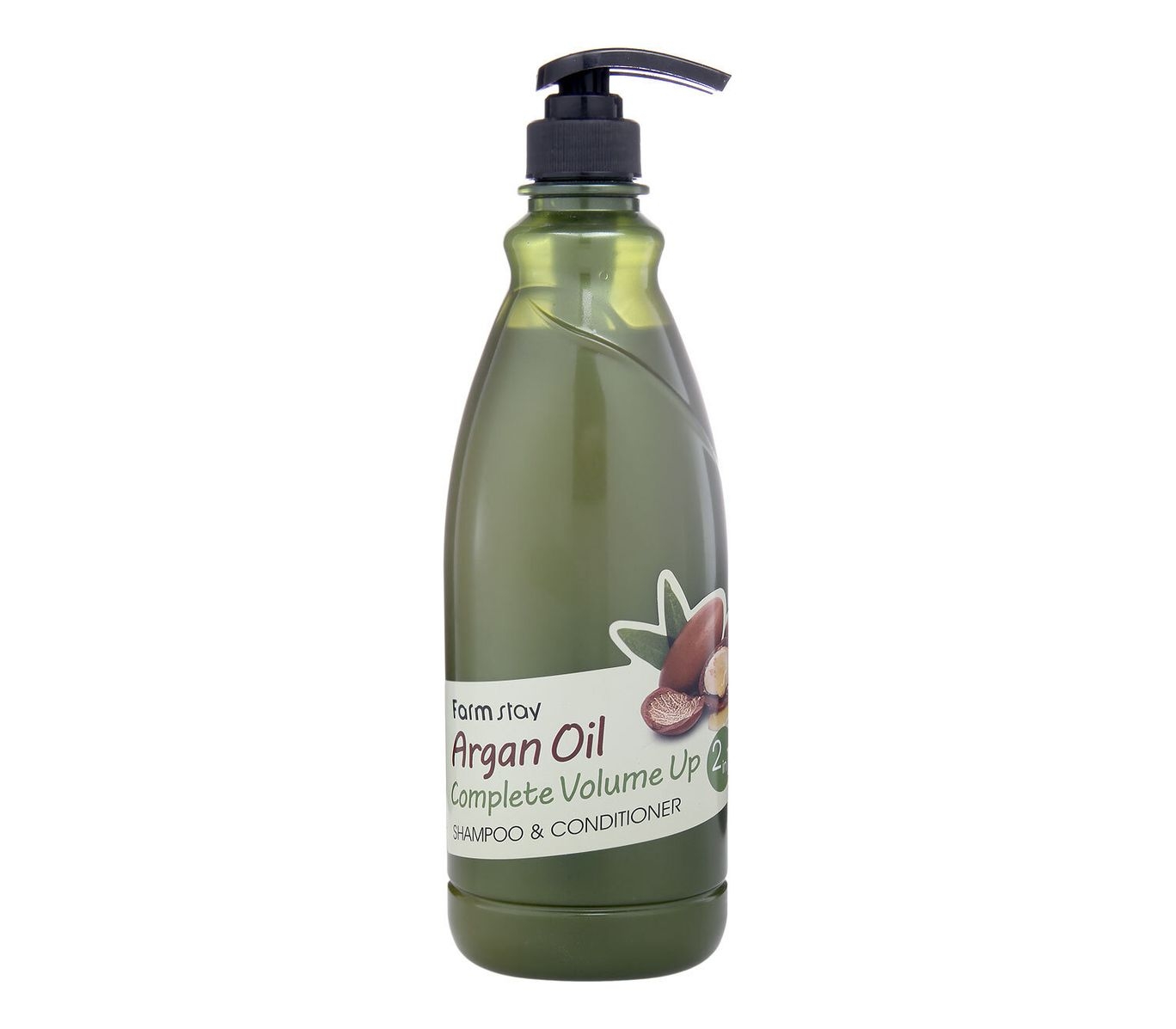 Шампунь-Кондиционер FarmStay Argan Oil Complete Volume Up Shampoo & Conditioner 530 мл dermaheal шампунь кондиционер для волос hair conditioning shampoo 250