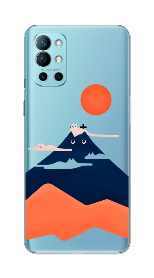 

Чехол на OnePlus 9R "Кот-гора", Черный;оранжевый, 151650-4