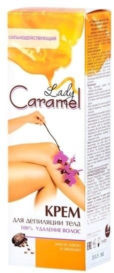 Крем для депиляции Lady Caramel 100% удаление, 100 мл