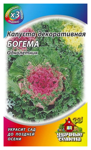 

Семена. Капуста декоративная "Богема" (вес: 0,1 г)