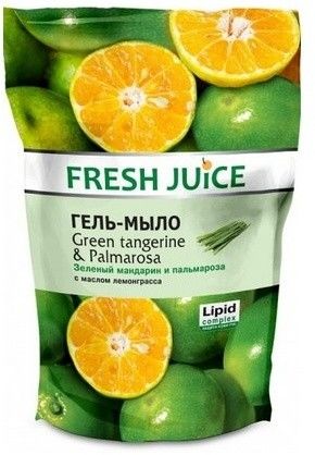 

Гель-мыло дой-пак Fresh Juice Зеленый мандарин и пальмароза 460 мл