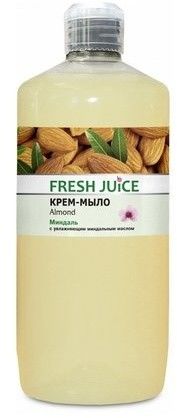 фото Крем-мыло fresh juice almond с миндальным маслом 1000 мл