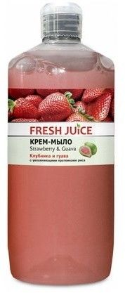 фото Крем-мыло fresh juice strawberry & guava 1000 мл