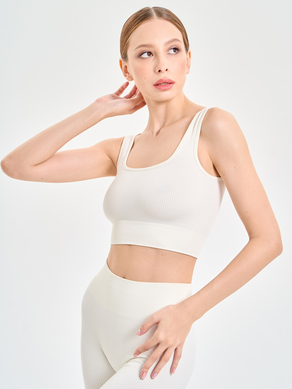 

Топ женский Mademoiselle 8318 Top Rib белый S-M, 8318 Top Rib