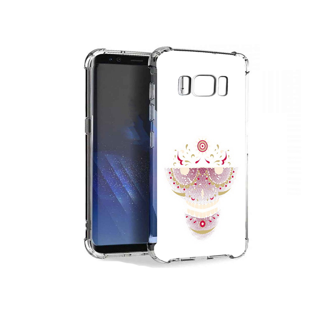 

Чехол MyPads Tocco для Samsung Galaxy S8+ карнавальный скелет абстракция, Tocco
