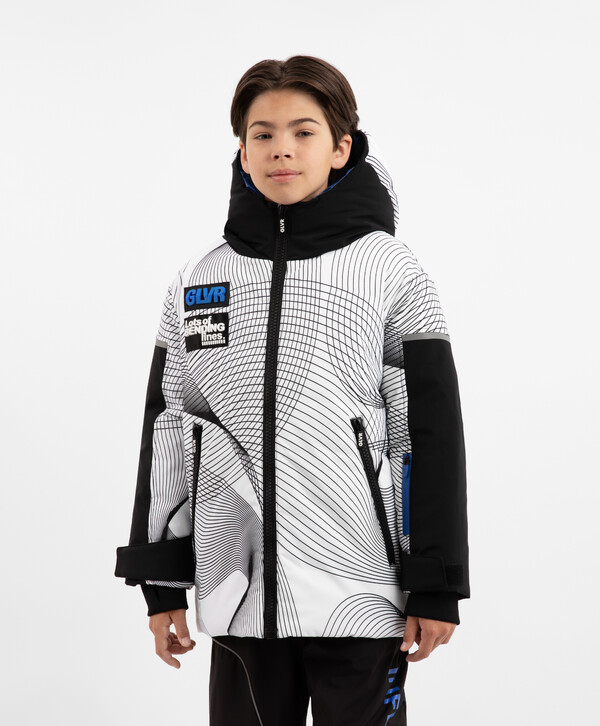 

Куртка демисезонная из плащовки с принтом белая для мальчика Gulliver, 152, 22412BJC4101, Белый, 22412BJC4101