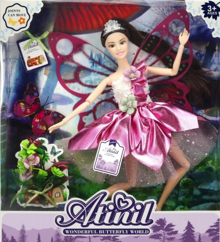 фото Кукла junfa atinil фея в ярко-розовом платье, 28см junfa toys