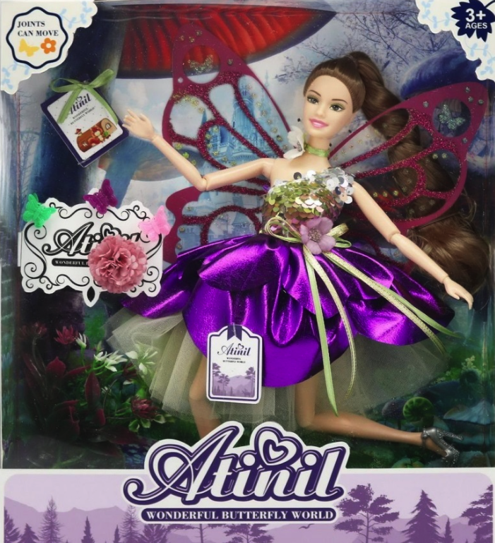 фото Кукла junfa atinil фея в фиолетовом платье, 28см junfa toys